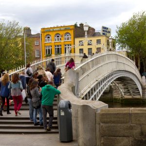 Ponte ha'penny bridge Dublino