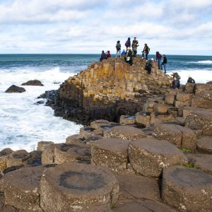 sentiero del gigante Irlanda del Nord turisti